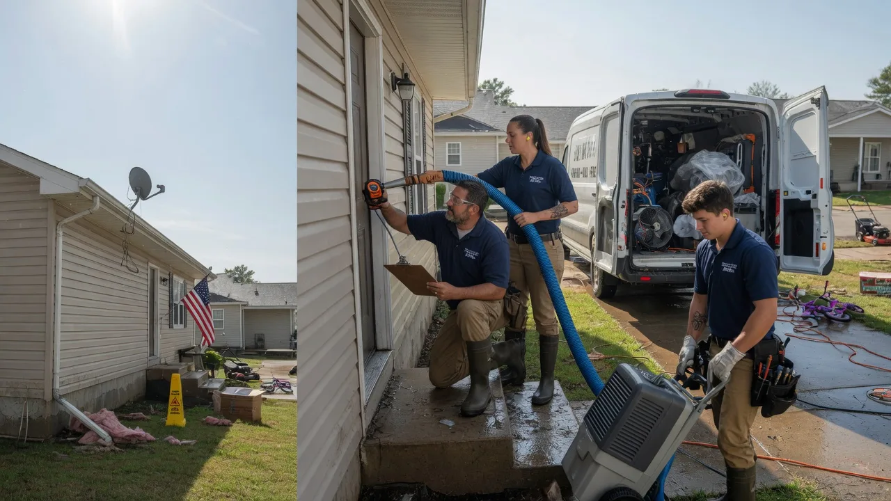 Ceiling Water Damage Restoration in Harrod, OH near me